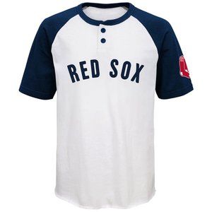 Boston Red Sox Game Day Two Button Jersey T-shirt